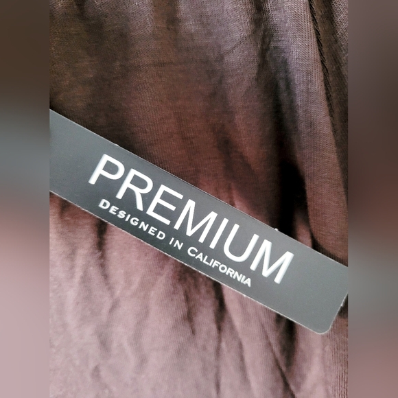 Lock & Love Premium Viscose Maxi Skirt Pull On Stretch Chocolate Brown Medium - Picture 5 of 16